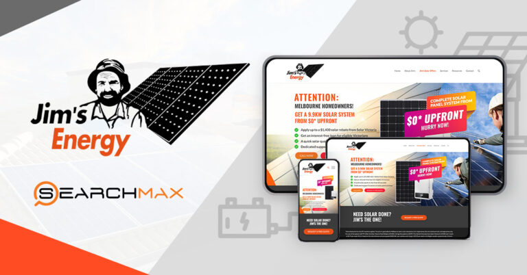 Jim’s Energy Hires SearchMax To Handle Solar Lead Generation In Australia